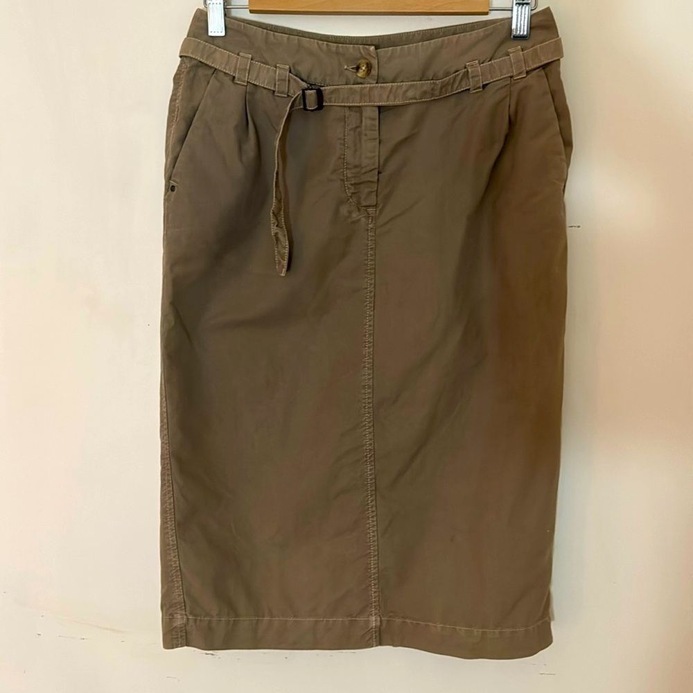 Max Mara Weekend 90's vintage,military green, pencil skirt size 2